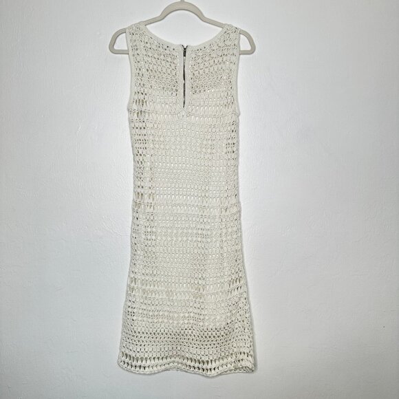 Calvin Klien Crocheted Lined Sleeveless Dress Size M - Picture 4 of 6
